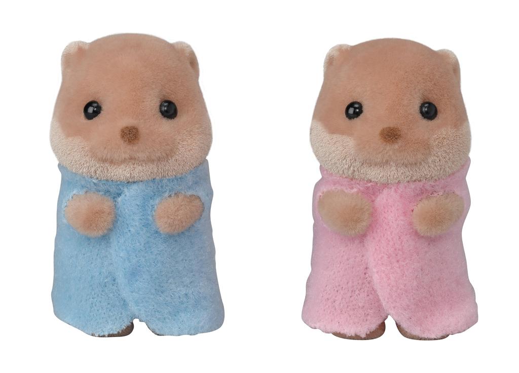 Epoch Sylvanian Families Doll [Otter Family] FS-32
