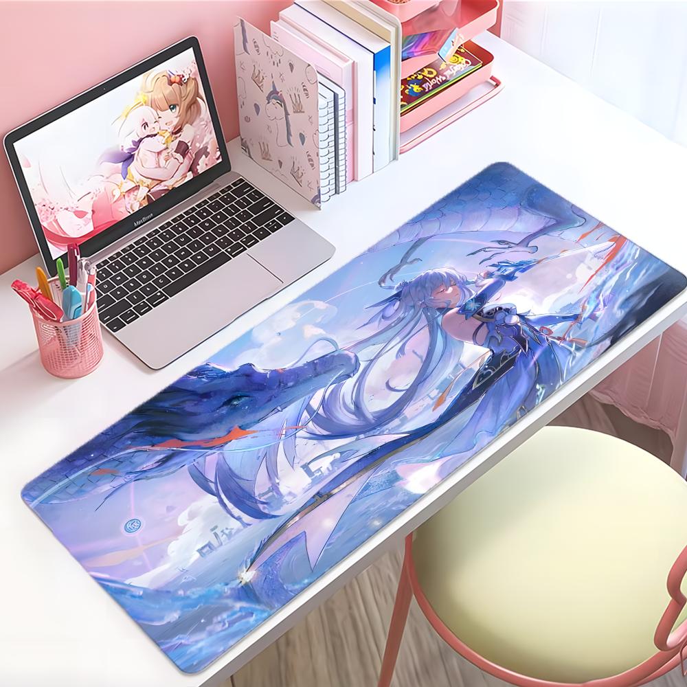 Game Futuristic HHonkai Star Rail Mouse Pad Large Thick Desk Pad Stitched Edges Gaming Mouse Mat For Pc