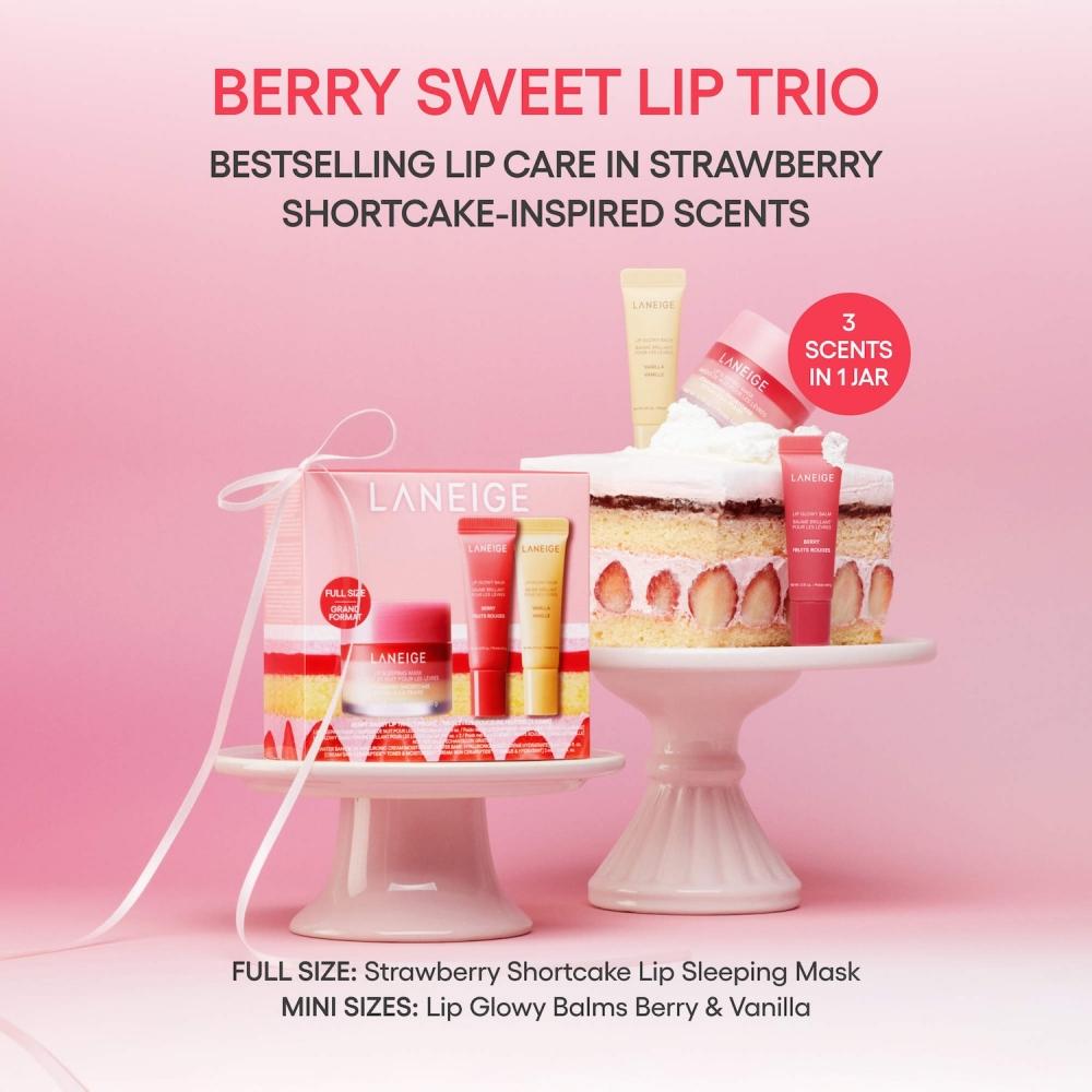 Laneige Berry Sweet Lip Treatment Minis Trio Set