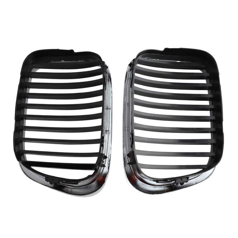 Upgrade Your Appearance with Front Kidney Grille for BMW For E39 1997 2003 Chrome Black 51137005837 51137005838