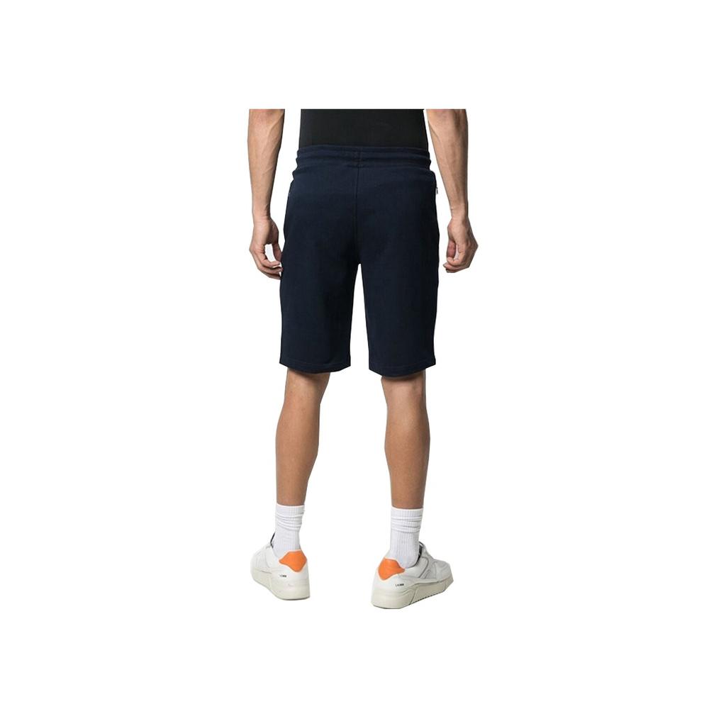 Emporio Armani Solid Color Straight Leg Lace-Up Casual Shorts Men shorts Dark-Blue 8N1PH3-1J07Z-0933