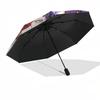 1pc Outdoor Umbrella with Anime Characters, Automatic Opening/Closing, Portable 3-Fold Design, 8-Rib Iron Frame - Perfect Gift for Fans, Traveler