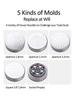 5 Molds Stainless Steel Manual Noodle Maker Manual Dough Press Pasta Maker Machine For Fresh Homemade Lasagne Noodles