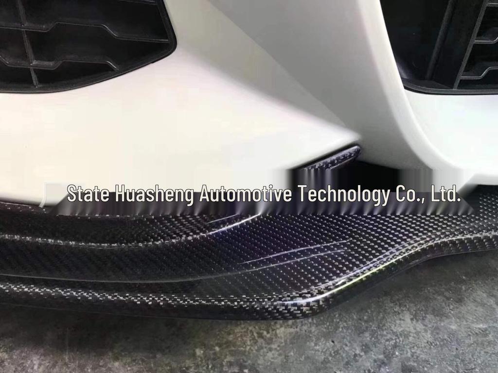 BMW 4 Series CC Style Carbon Fiber Front Lip Spoiler - Non-destructive Installation