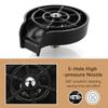 Black Silver Sink Cup Rinser High Pressure Water Bottle Washer Durable Cup Washer  Bar Use