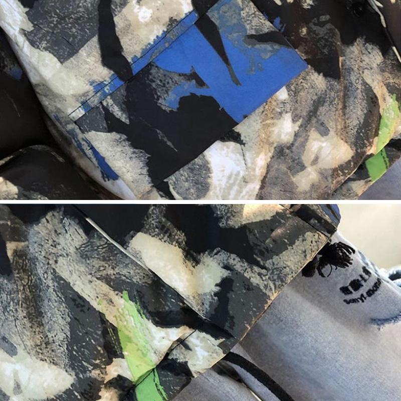 Daunenjacke in Übergröße, großer Pelzkragen, Kapuzenmantel, warme Daunenjacke für Herren, verdickter warmer Wintermantel, Camouflage-Kleidung