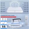 RGB Portable Charging Dock Charging Stand Station for PS5 Portal Consoles Accessories with 7 Lighting Modes and Type C Cable Quick Charging with Light