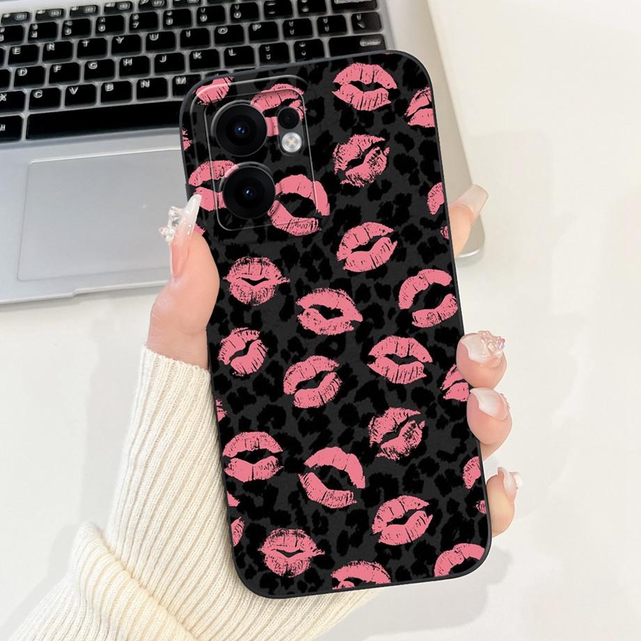 For Oppo Reno13 / Reno13F 4G 5G / Reno 13 Pro Phone Case Soft Smooth Silicone Capa Moon Night Artistic Marble Printed Back Cover