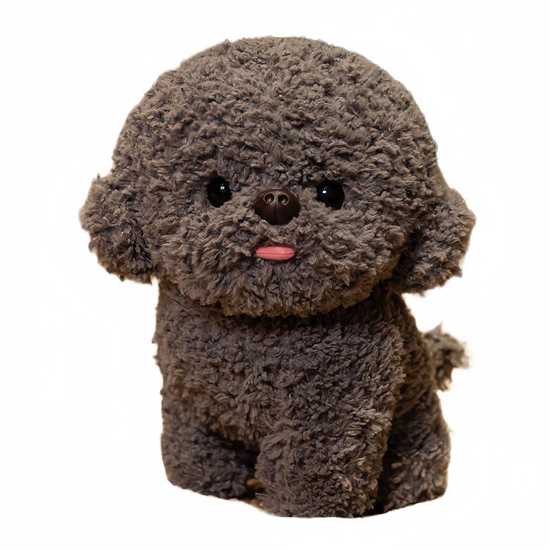 Cute Cute Puppy Dog Bichon Dog Doll Plush Toy Teddy Dog Doll Children Companionship Soothing Rag Doll