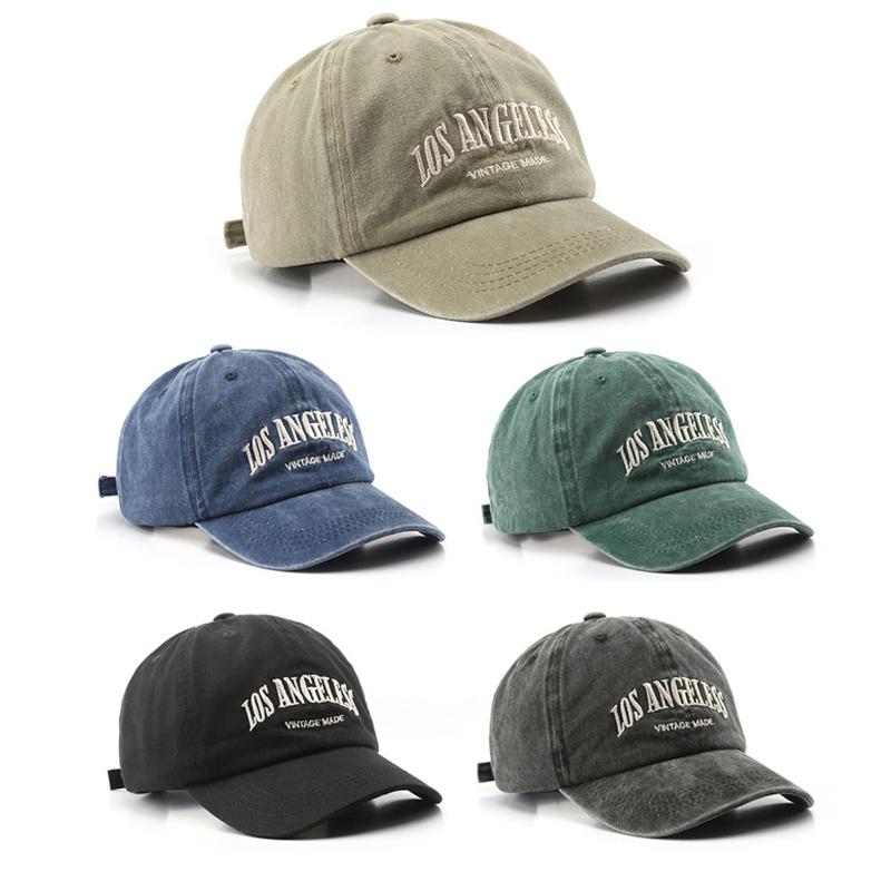 Cotton baseball cap for men and women, fashionable embroidered cap, soft cotton caps, retro casual caps, unisex hats