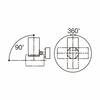 Panasonic Spotlight LSEB6019KLE1 60 type equivalent Light bulb color Black Body: Height 12.5cm Body: Width 7.6cm