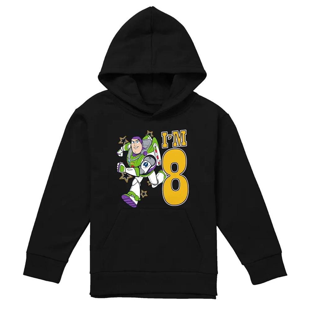 Toy Story Childrens/Kids IÂ´m 8 Buzz Lightyear Birthday Hoodie