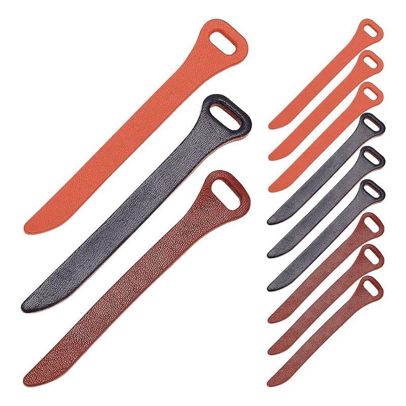 

Good-Boot Craft Accessories 12Pcs Leather Zipper Puller Set, 3 Colors-DIY Jacket Bag Suitcase Luggage Wallet Handbag