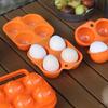 2/4/6 Grid Egg Storage Box Portable Egg Holder Container for Outdoor Camping Picnic Eggs Box Case Kitchen Organizer Case