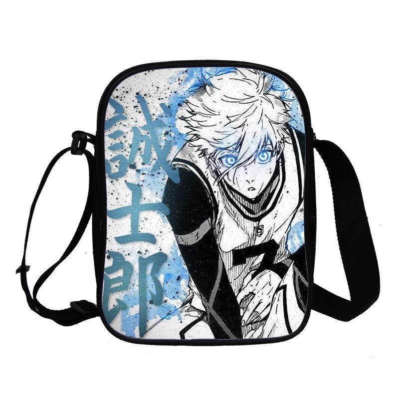 Neue Blaue Gefängnis Animation Peripherie 3D Vollfarbdruck Tragbare Umhängetasche Teenager Crossbody Tasche