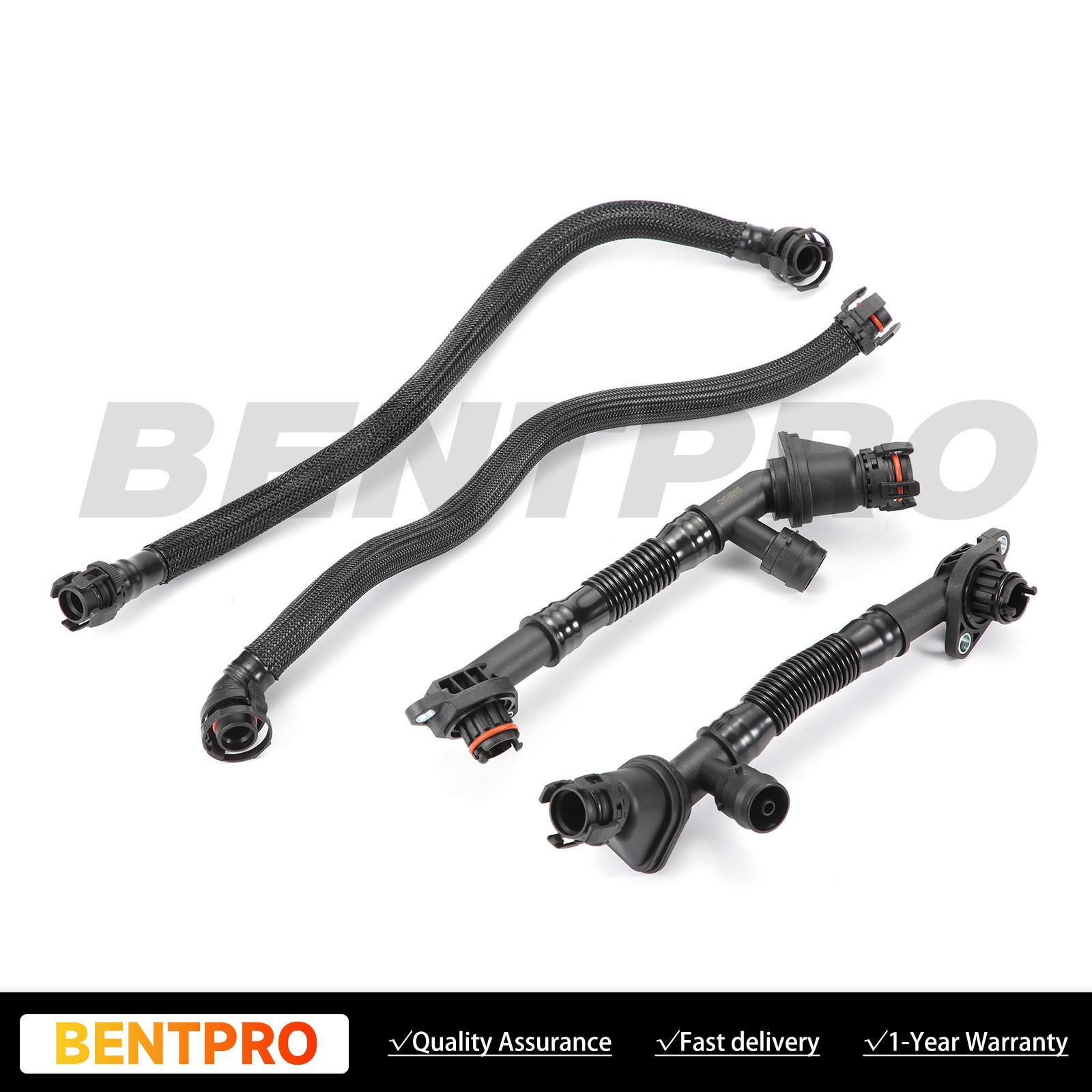 4PCS Breather Hoses Crankcase Vent Pipe