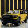 1:32 RAM MAMMOTH Pickup Off Road Vehicle Miniature Diecast Metal Model Car Toy Pull Back Sound & Light Collectibles Gifts