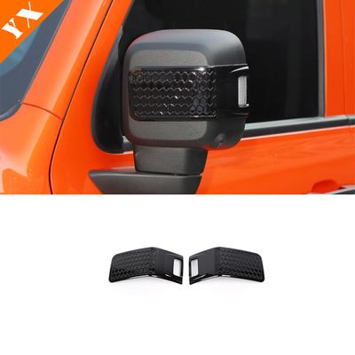 For GWM Great Wall Tank 300 2022-2023 Black Carbon Chrome Garnish Car Side Mirror Strips Rear View Mirror Trim Sticker
