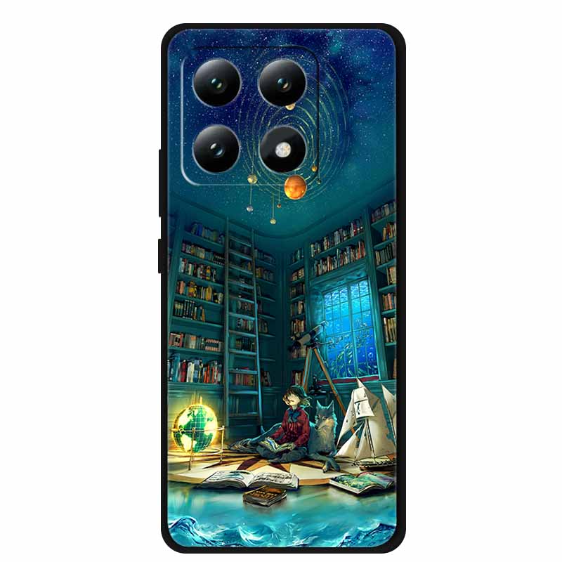 For Xiaomi 15T 5G Case Colorful Flowers Soft Silicone TPU Back Case For Xiaomi 15T Pro 5G Capa Boho Colorida Anti-Scratch Cover