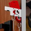 Tragbares Türschloss mit Alarm 130dB Vibration Reise Türsicherheitsgerät für Hotel Wohnung