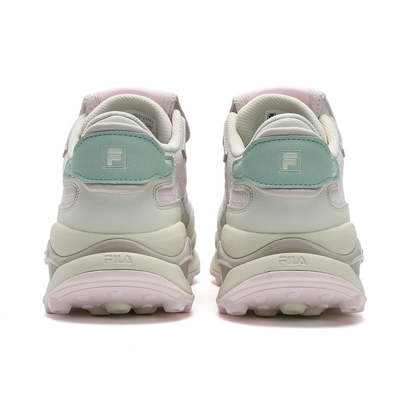 New FILA KM2 Abrasion Resistant Breathable Low Top Casual Shoes Women's Pink White F12W533121FFT