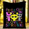 Sprunki Theme Printed Blanket - Perfect for Couch, Bed, Travel & Outdoor Use | Machine Washable, Cozy & Durable.