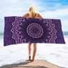 Mantra Beach Collection Digital-printed Polyester Superfine Fiber Double-sided Fleece Beach Vacation Bath Towel, Beach Towel