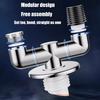 Washing Machine Floor Drain Adapter Tees Joint AntiOverflow Sewer Elbow Pipe Connector Bathroom Accessories Enduring