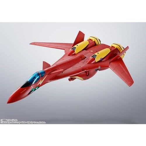 TAMASHII NATIONS HI-METAL R Macross 7 VF-19 Kai Fire Valkyrie, approximately 150mm, PVC, ABS, and die-cast pre-painted action figure