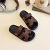 Kids Soft Sole Hollow Out Casual Beach Slide Sandals For Boys And Girls