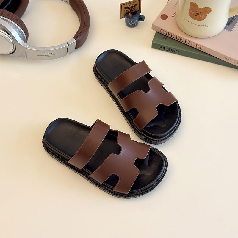 Kids Soft Sole Hollow Out Casual Beach Slide Sandals For Boys And Girls