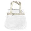 Portable Travel Makeup Bag Transparent Mesh Storage Washing Bag Toiletries Organizer Pouch Portable Bath Shower Storage Bag