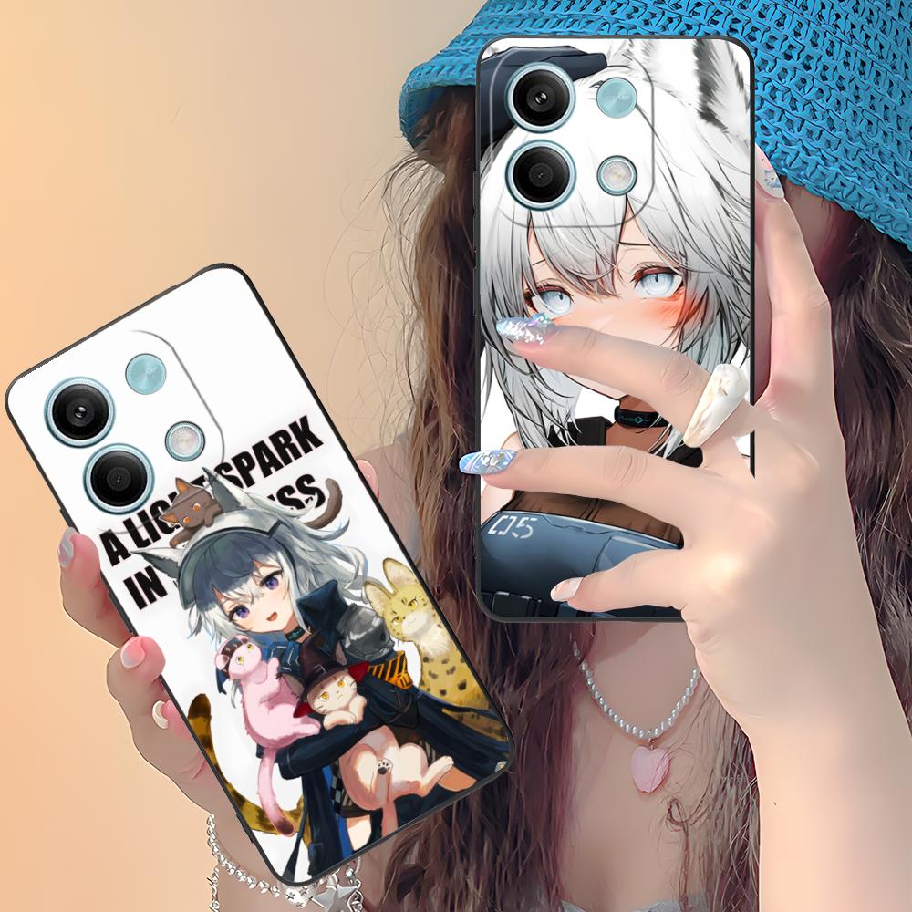 Arknights Grani Matte TPU Mobile Phone Case for Xiaomi Redmi 15 14 13 12 A5 3 2 1 C Plus 4G 5G Colorful Printing Cover