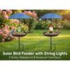 Lovely Solars Frogs Ornament With Feeding Tray Ground Spikes Light Lovely Solars Frogs Bird Feeders For Backyard