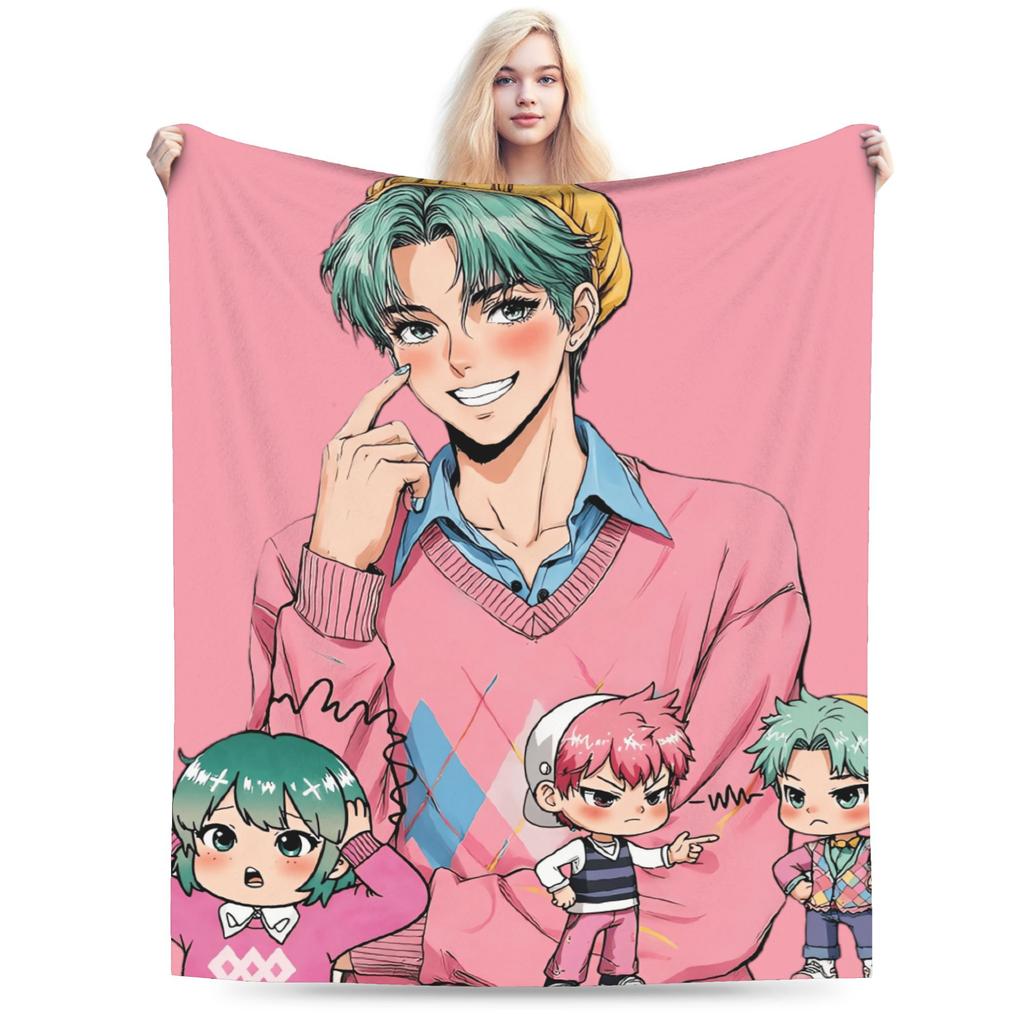Saja Boyband Kpop Dämonenjäger Decke Weich Warm Neuheit Plüsch Überwurfdecke Für Kinder Draußen Flanell Bettdecke Bettbezug