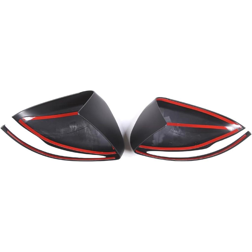2PCS Car Rearview Mirror Cover Trims Compatible with Mercedes Benz C E S GLC Class W205 W213 X253 W222 Car Exterior Door Side Rear View Mirror