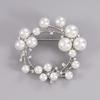 SUNFLOWER Pearl Brooch Pin File Rhinestone Wedding Dress Collar Pin Fashion Fashion Costume Accessories