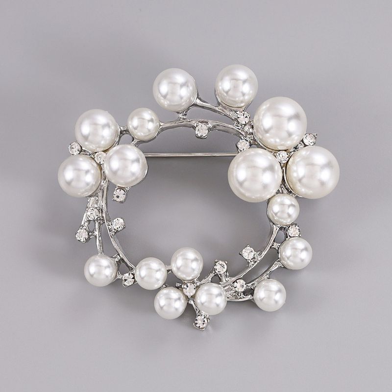 

SUNFLOWER Pearl Brooch Pin File Rhinestone Wedding Dress Collar Pin Fashion Fashion Costume Accessories Xd 823345-3