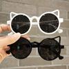 2pcs Colorful Durable  Cute Cat Ear Glasses  Playful Cartoon Design Festive Accessory