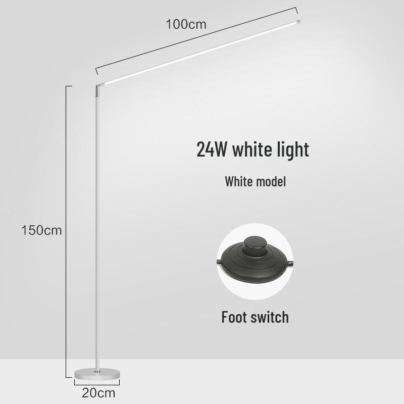 Retractable Super Bright LED Floor Lamp for Living Room, Bedroom, Bedside, Reading, Piano, and Eyelash Extension
