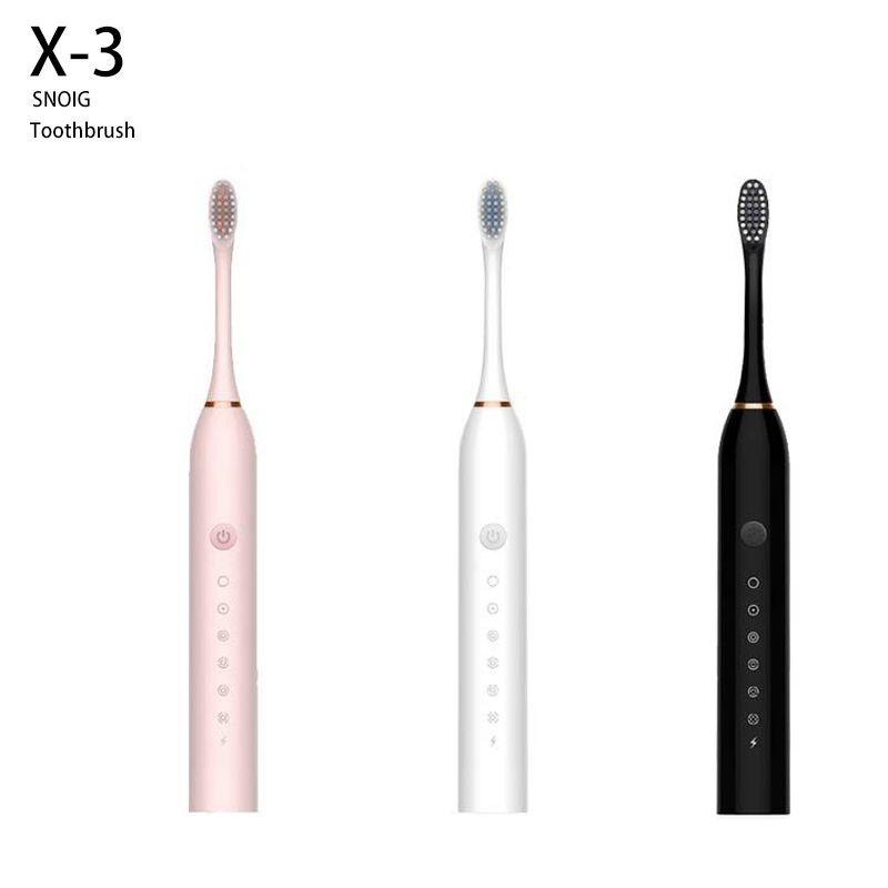 Usb Rechargeable Sonic Electric Toothbrush With Six Customizable Brushing Modes