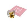 Korean Retro Cute Bear Resin Pinky Ring - Small Animal Design, Childlike Finger Ring for Women