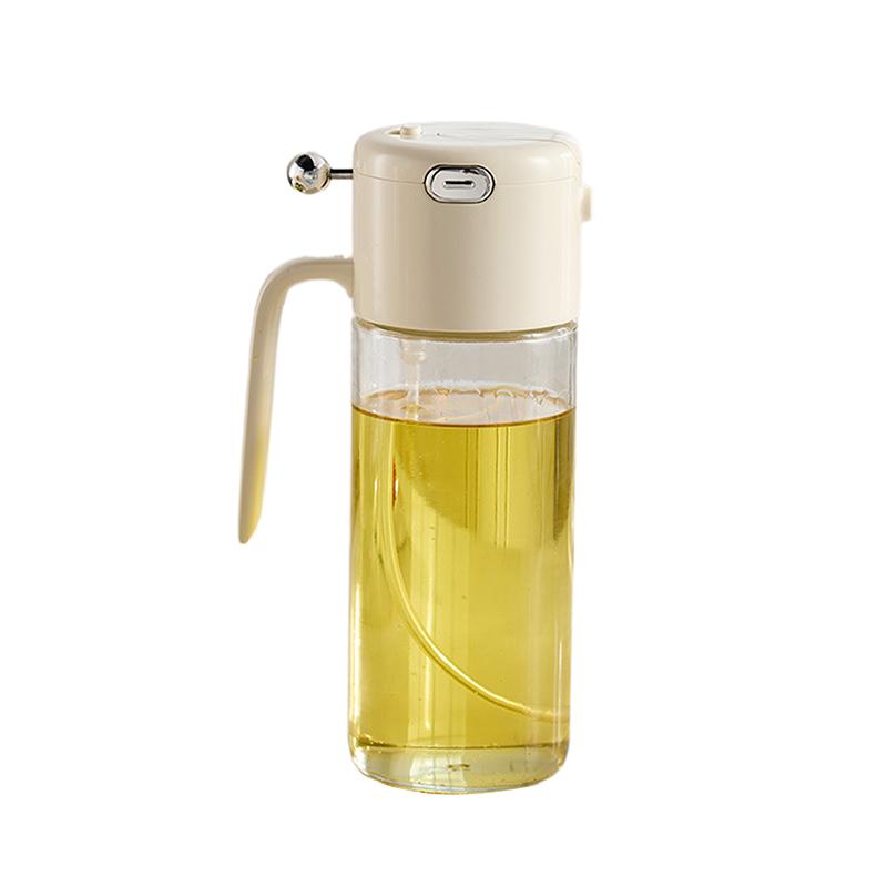

Oil Dispenser For Kitchen,550Ml Leakproof Glass Oil Bottle With Auto Flip Cap,Olive Oil Dispenser For Kitchen Cooking бежевый