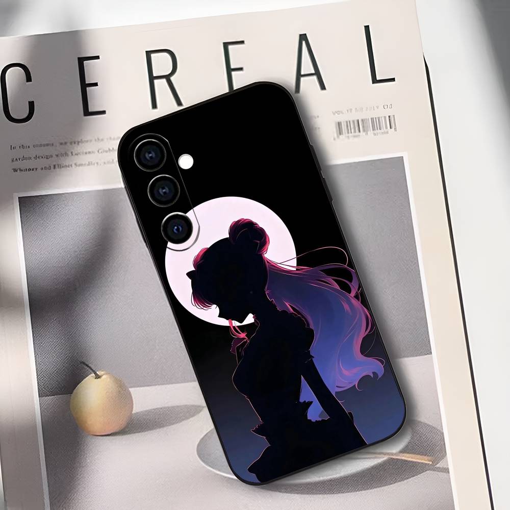 S-Sailor M-Moons Phone Case Silicone Soft For Samsung Galaxy A73,A72,A71,A70,A53,A52,A51