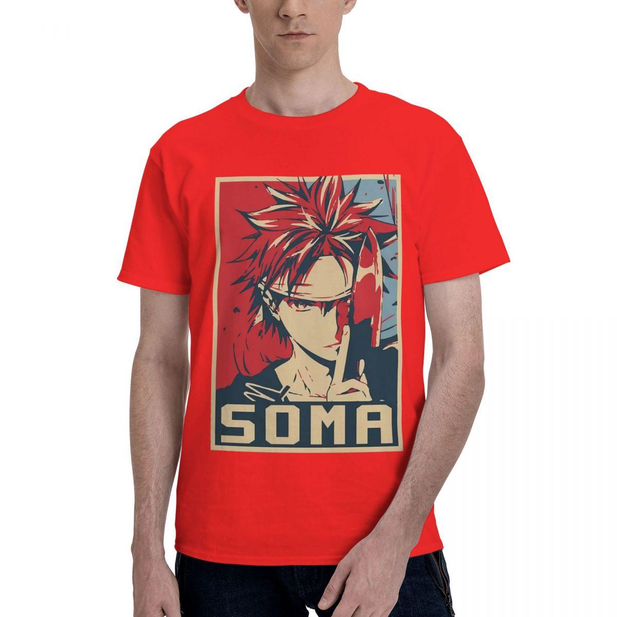 

Shokugeki No Soma 100 Cotton Casual Breathable Confortable Manga New Gifts And TShirts Mens Wear S