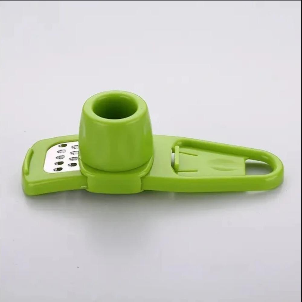 1 Stück Packung Mini-Knoblauchmühle Kreative Knoblauchpresse Küche Knoblauchbrei Manueller Knoblauchbrei Grüne Küchenhelfer