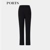 PORTS Women's Tapered Slit Casual Trousers