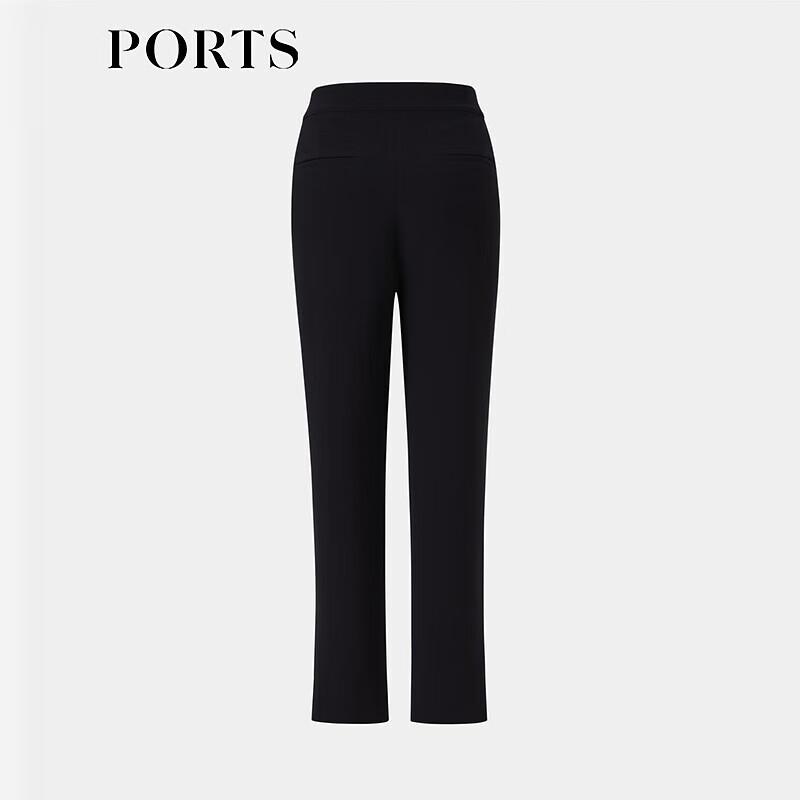PORTS Women's Tapered Slit Casual Trousers