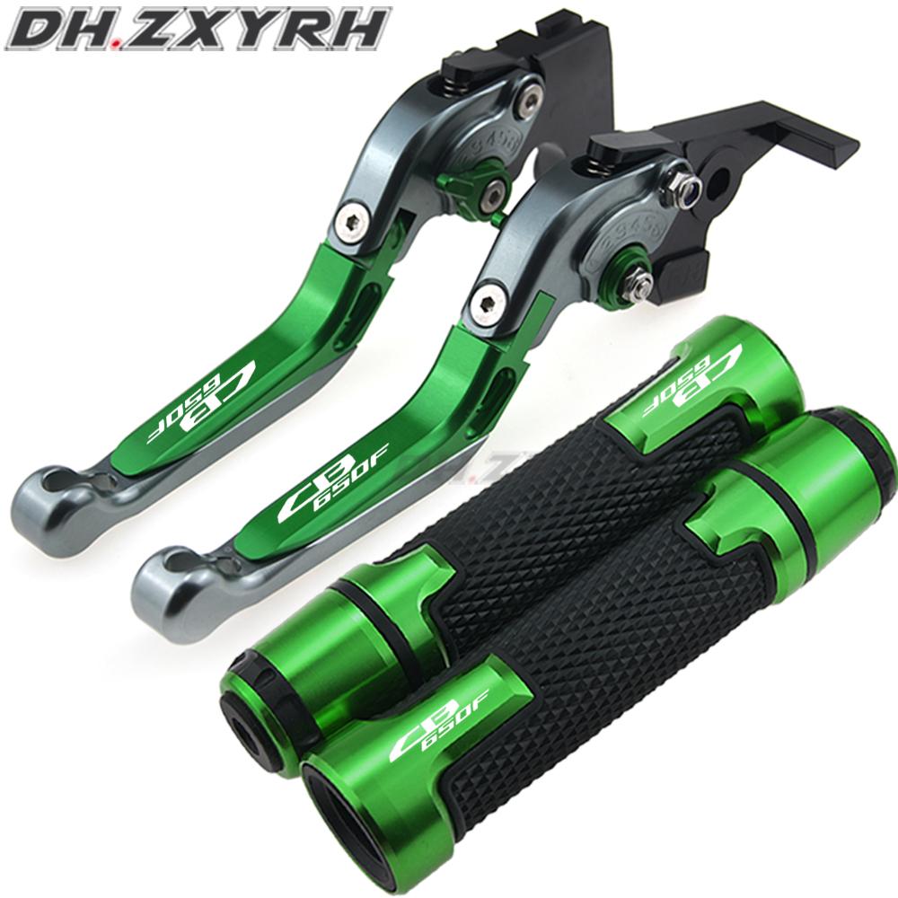 1 Pair Adjustable CNC Motorcycle Clutch Brake Levers Handle Hand Grips for Honda CBR650F CB650F CBR 650 F CB 650F