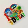 Dubai Persian Gulf Burj Al Arab 3D Stereoscopic Tourism Souvenirs Resin Painting Decoration Home Refrigerator Magnets